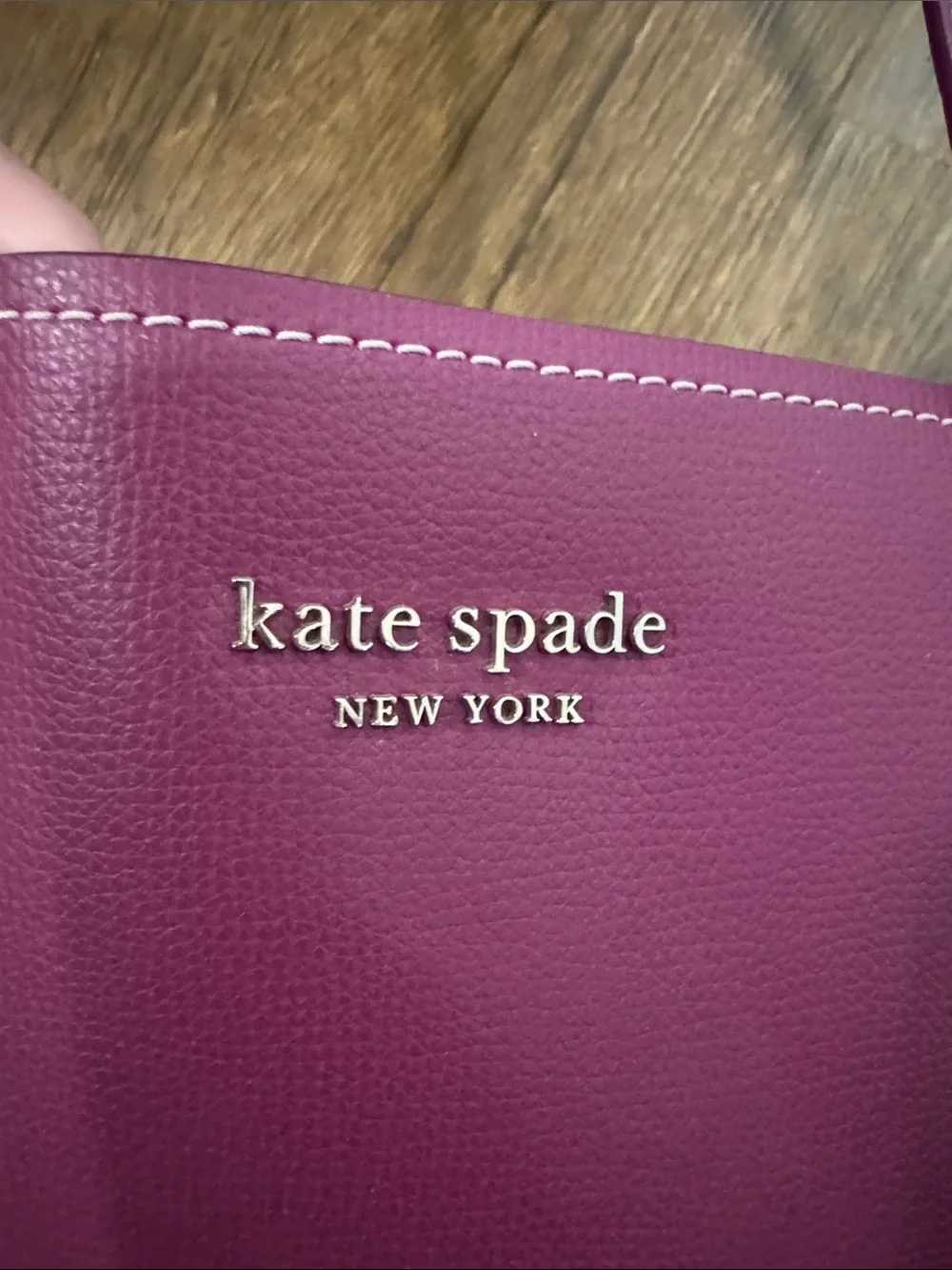 kate spade Magenta Pebbled Leather Tote